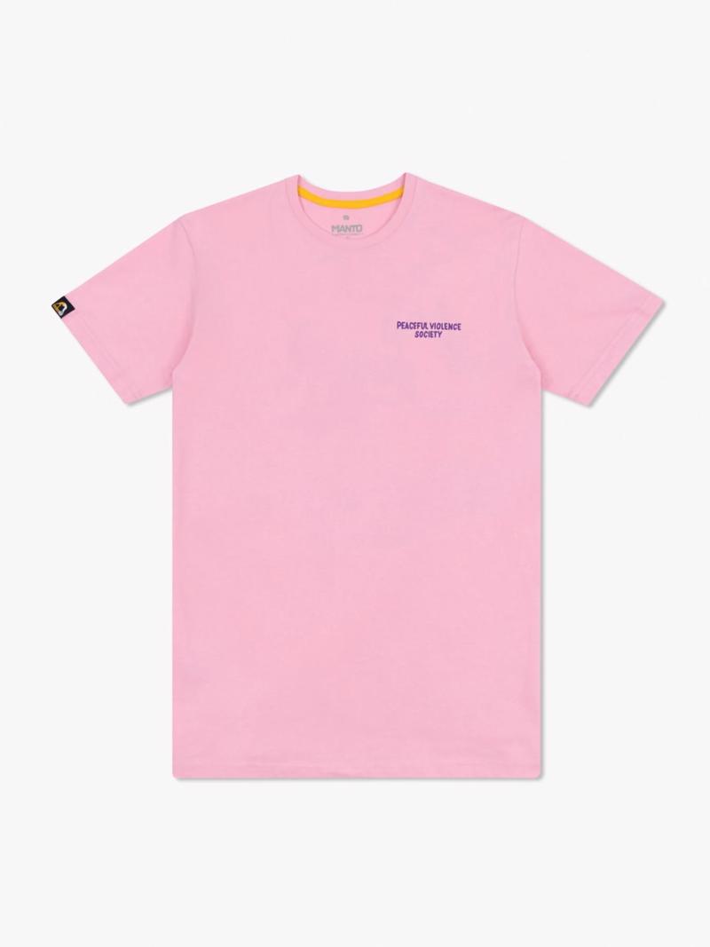 MANTO society 25 tshirt-pink